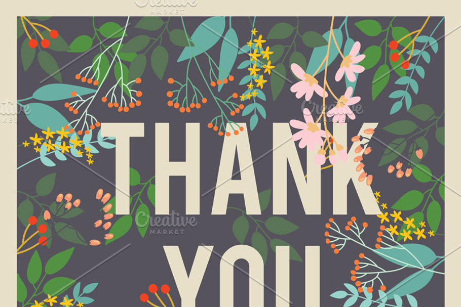 Thank You Card 1 in Card Templates - product preview 8