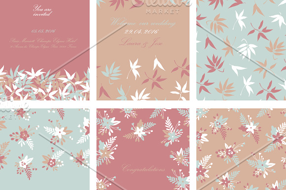 10 invitation cards in Card Templates - product preview 2