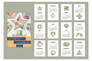 Geometric calendar 2016