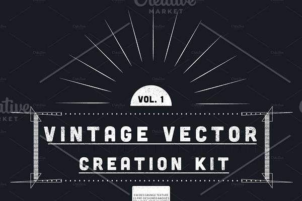 Vintage Vector Creation Kit