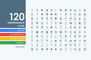 120 jurisprudence icons