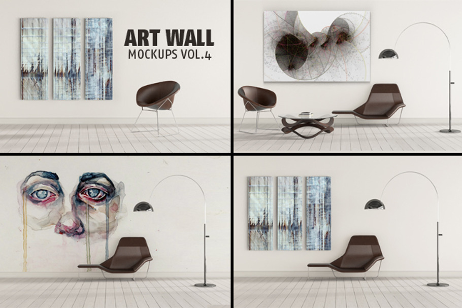 ART WALL MOCKUPS VOL.4