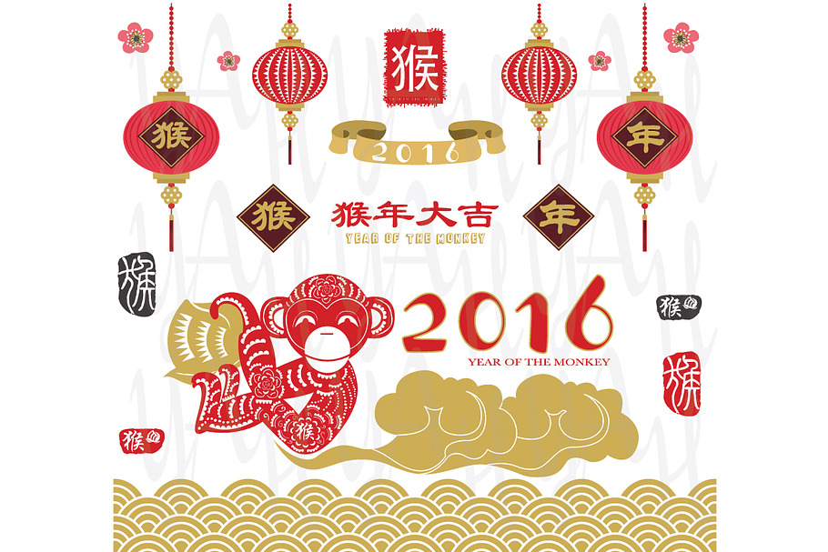 Year Of The Monkey 2016 in Illustrations - product preview 8