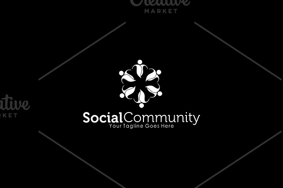 Social Community LOgo in Logo Templates - product preview 2