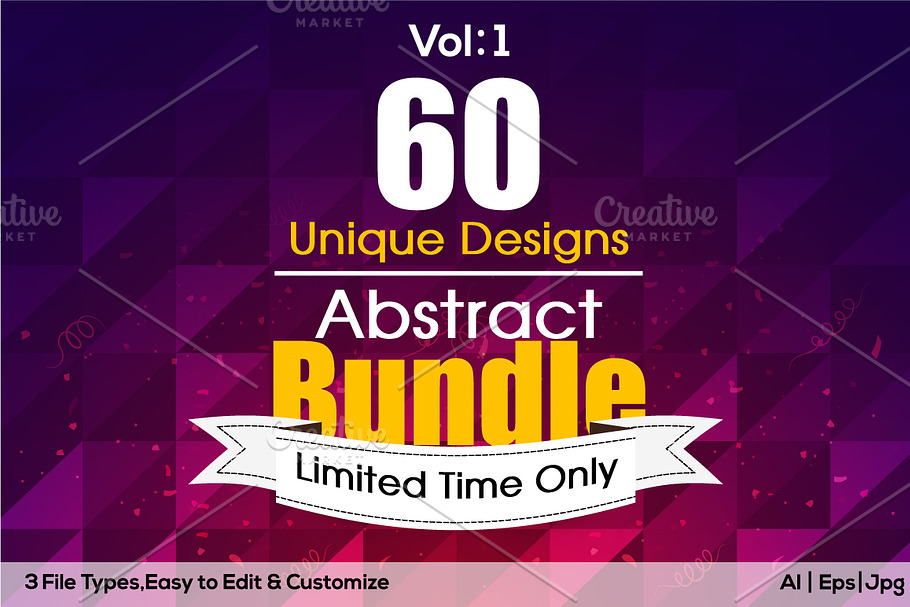 Creative Abstract Bundle - Vol 1 in Illustrations - product preview 8