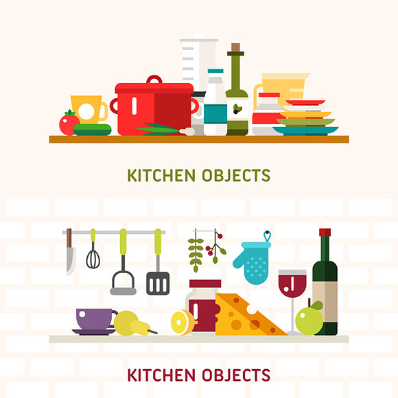 Kitchen Appliances and Food in Objects - product preview 2