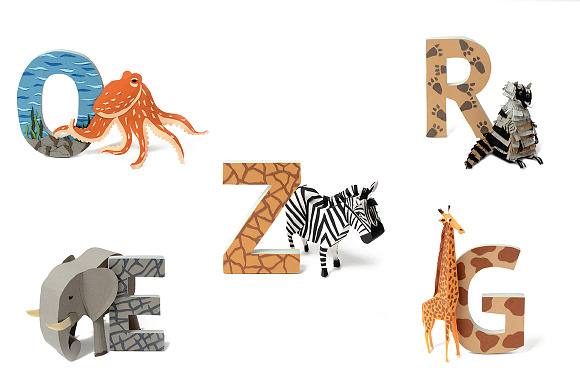 English alphabet in Illustrations - product preview 1