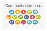 Circle Icons: Communication