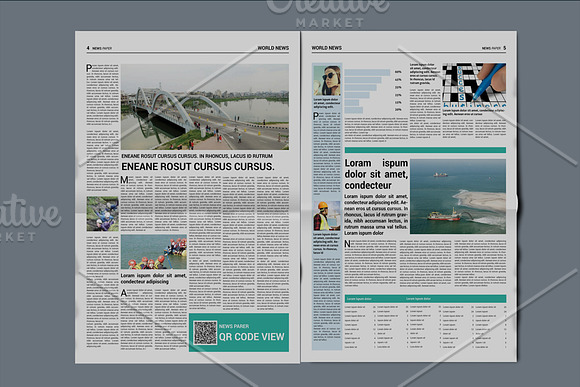 Newspaper Template in Templates - product preview 1