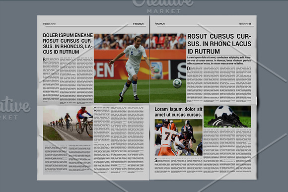Newspaper Template in Templates - product preview 4