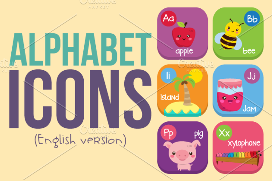 Alphabet Icons