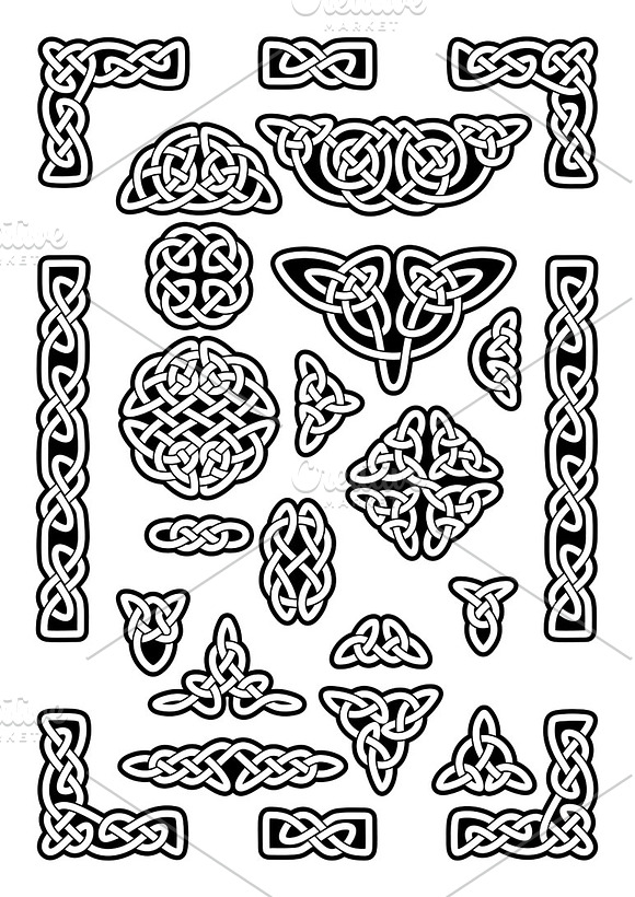 58 Celtic Knots Brushes in Photoshop Brushes - product preview 1