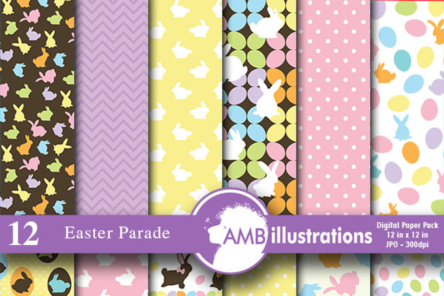 Easter Digital Papers,  AMB-390