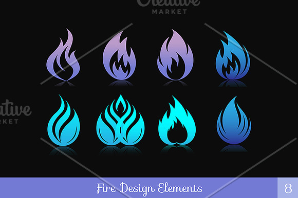 Fire icons set in Safety Icons - product preview 1