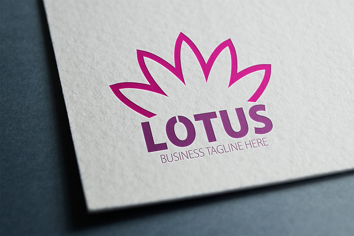 Lotus Logo in Logo Templates - product preview 8