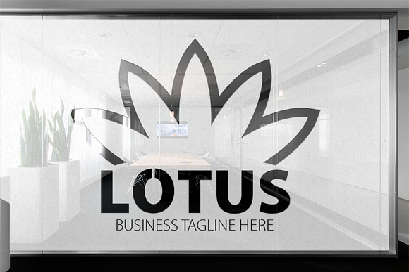 Lotus Logo in Logo Templates - product preview 2
