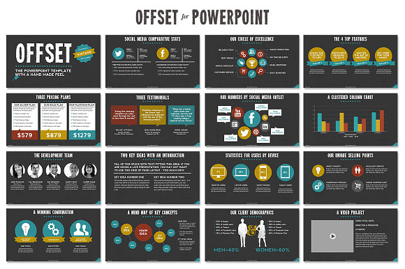 Offset Powerpoint Template in PowerPoint Templates - product preview 2