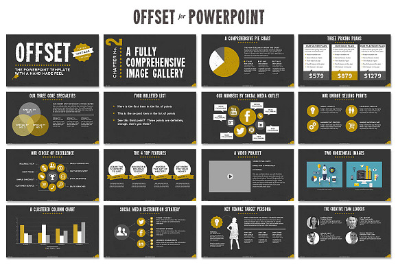 Offset Powerpoint Template in PowerPoint Templates - product preview 6