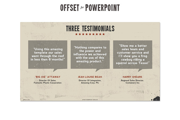Offset Powerpoint Template in PowerPoint Templates - product preview 7