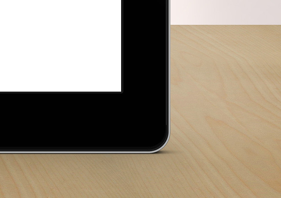 Black iPad retina mockup template in Templates - product preview 2