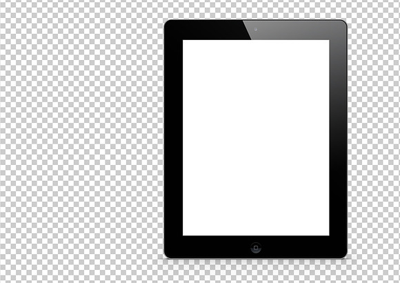 Black iPad retina mockup template in Templates - product preview 3