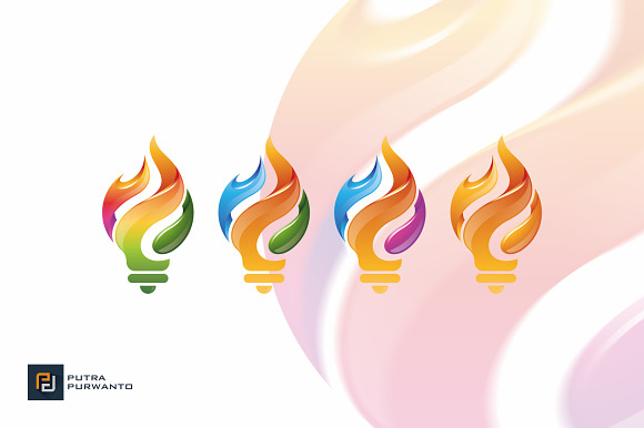 Spark Idea / Fire - Logo Template in Logo Templates - product preview 3