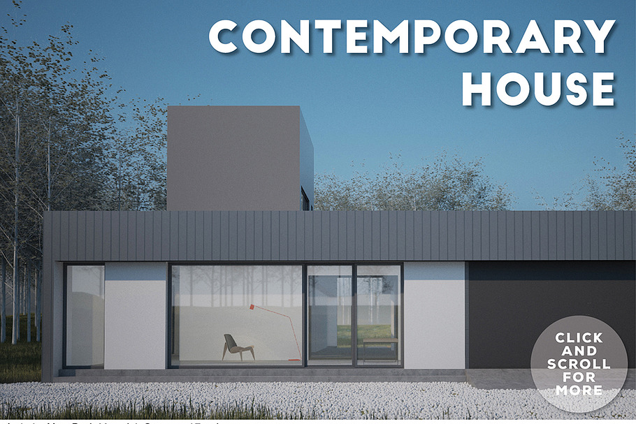 Contemporary House NK01 in Architecture - product preview 8