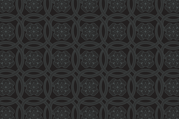 Seamless Floral Interlock Pattern in Patterns - product preview 3