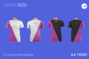 AA TR301 - Womens blank t-shirt set