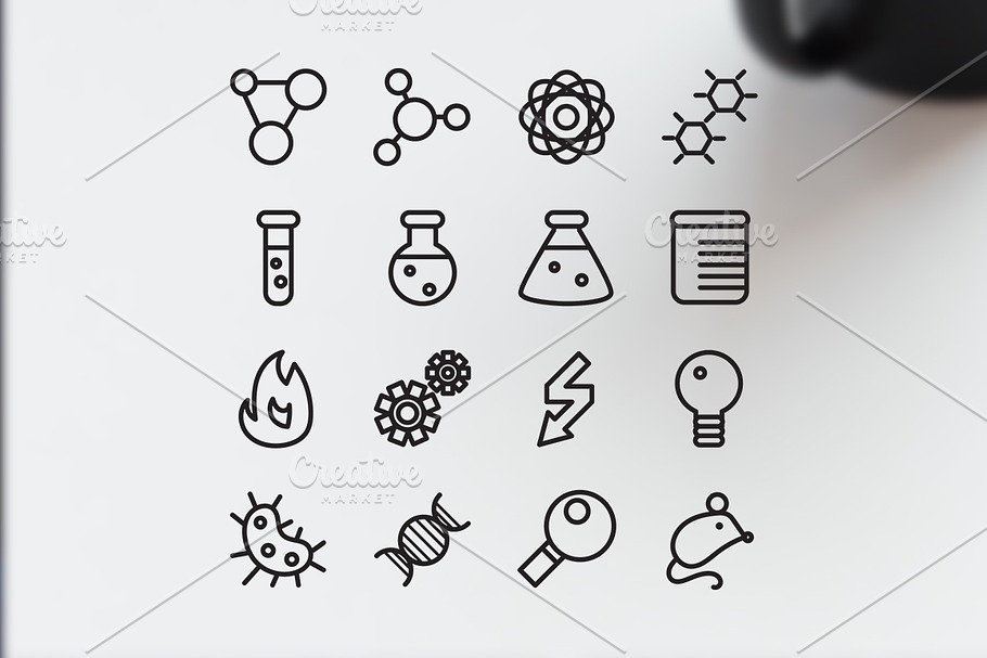 16 Science Icons in Technology Icons - product preview 8