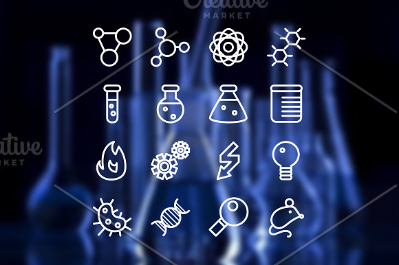 16 Science Icons in Technology Icons - product preview 1