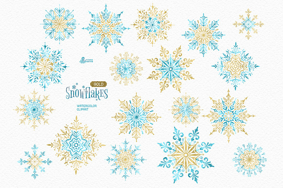 Snowflakes. Winter collection in Objects - product preview 1