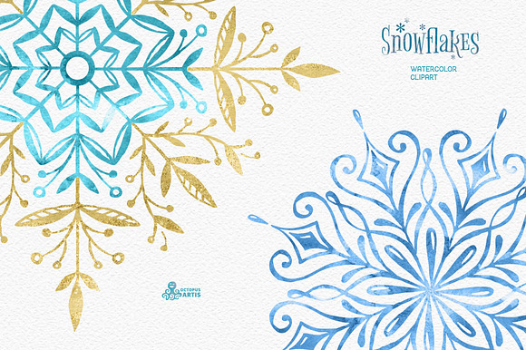 Snowflakes. Winter collection in Objects - product preview 3