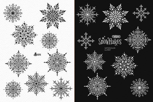 Snowflakes. Winter collection in Objects - product preview 4