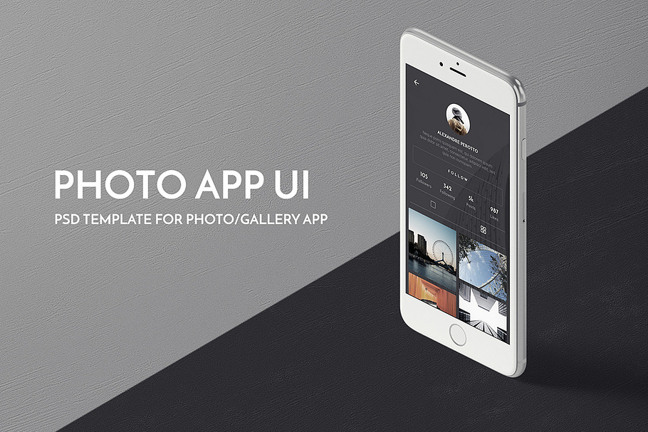 Photo App UI Kit in UI Kits and Libraries - product preview 8