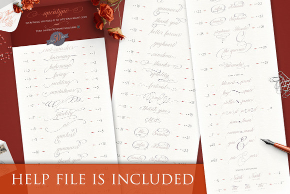 TheSecret: Luxury Calligraphy Script in Calligraphy Fonts - product preview 3
