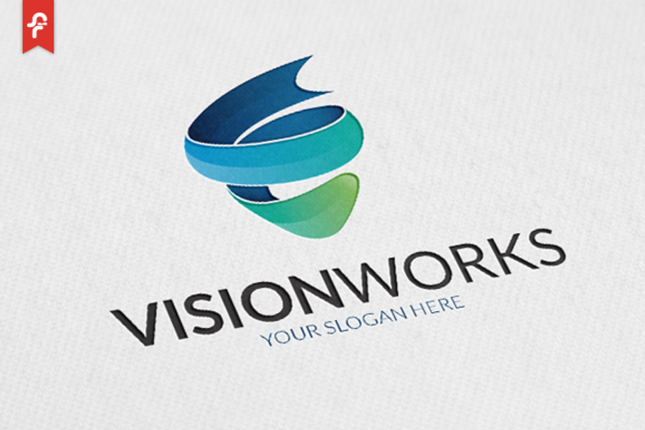 Vision Works Logo in Logo Templates - product preview 8