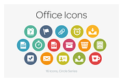 Circle Icons: Office