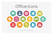 Circle Icons: Office