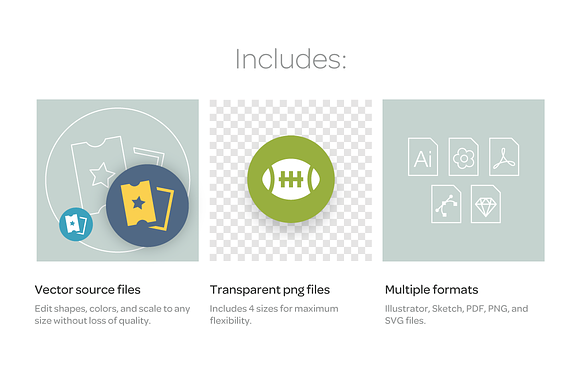 Circle Icons: Office in Graphics - product preview 1