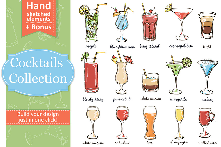 Classic Cocktails, Alcohol Drinks