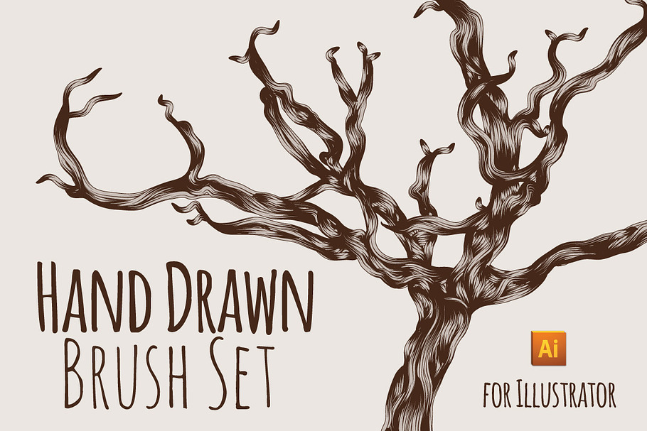 Vector Hand Drawn Sketch Brush Set in Photoshop Brushes - product preview 8