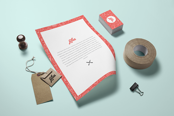 JULIA- Brand Identity Pack in Branding Mockups - product preview 1