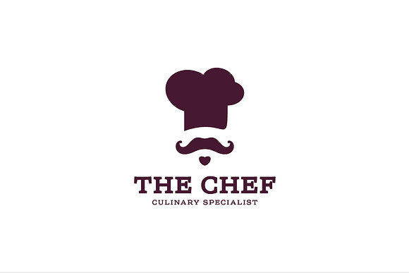 Chef culinary logo design flat style in Logo Templates - product preview 1