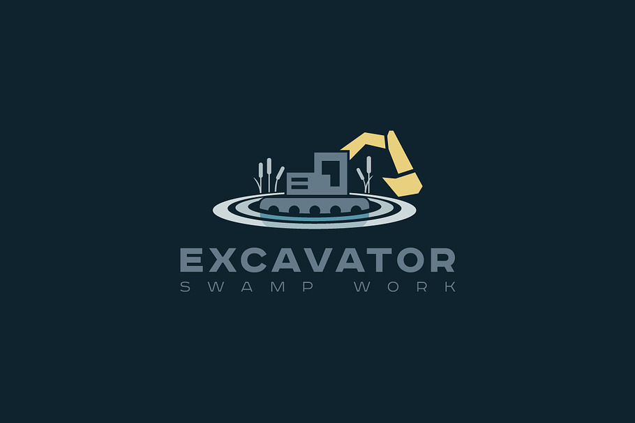 Excavator car logo bild in Logo Templates - product preview 8