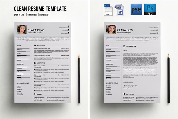 Resume with Cover Letter-V013