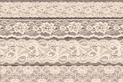 Ivory Lace Clipart Borders