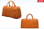 Classic Stylish Leather Handle Bag