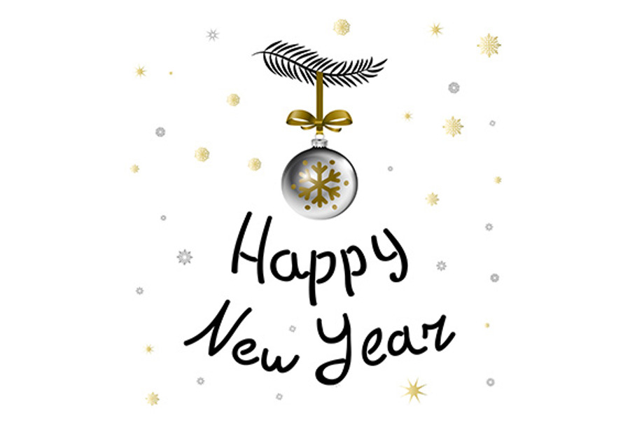 Happy New 2016 Year. Holiday Vector in Illustrations - product preview 8