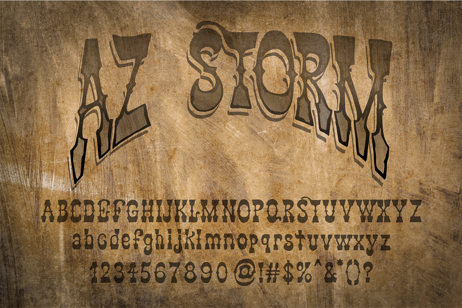 AZ Storm in Slab Serif Fonts - product preview 8